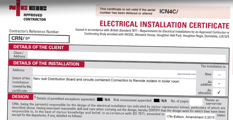 Electrician testing consumer unit for EICR cost guide